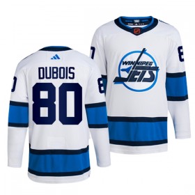 Winnipeg Jets tröja Pierre-Luc Dubois 80 Adidas 2022-23 Vit Reverse Retro 2.0 Authentic - NHL Tröjor Herr